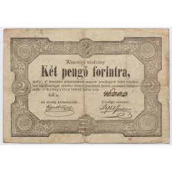 Szabadságharc 2 forint 1849 Duschek